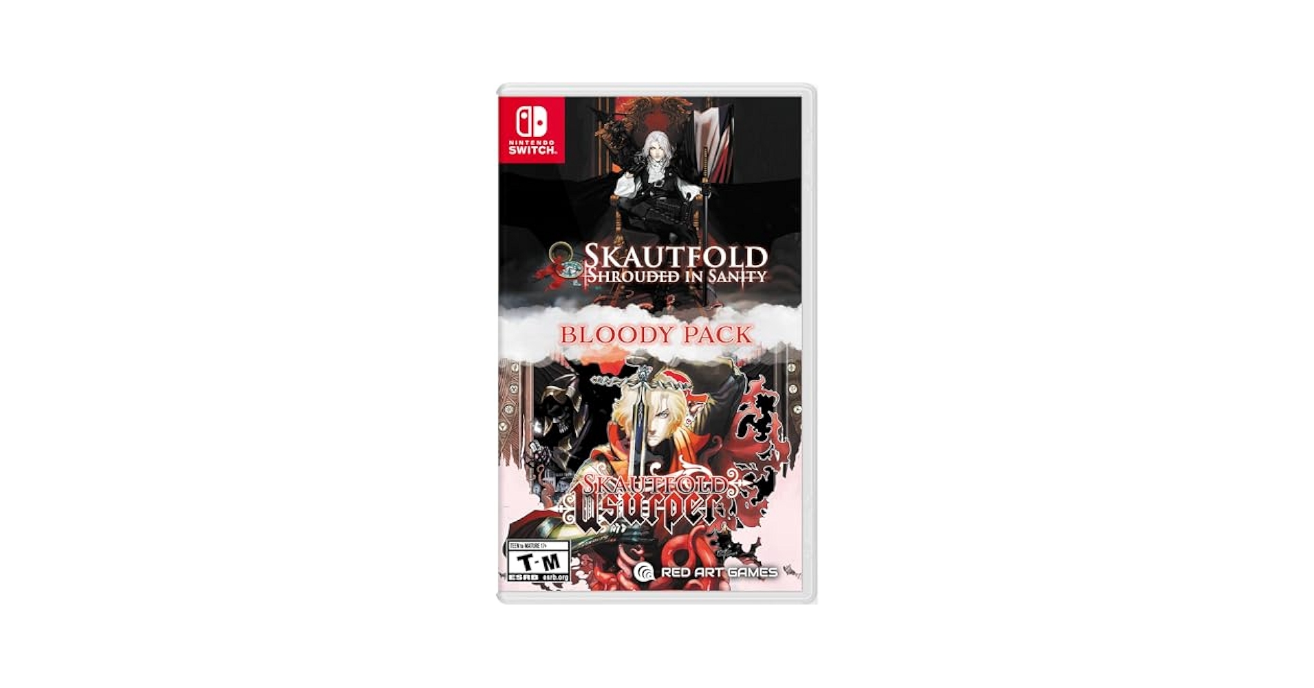 SKAUTFOLD: BLOODY PACK　スイッチ 北米版 Amazon.com: Skautfold Bloody Pack for Nintendo Switch : Red
